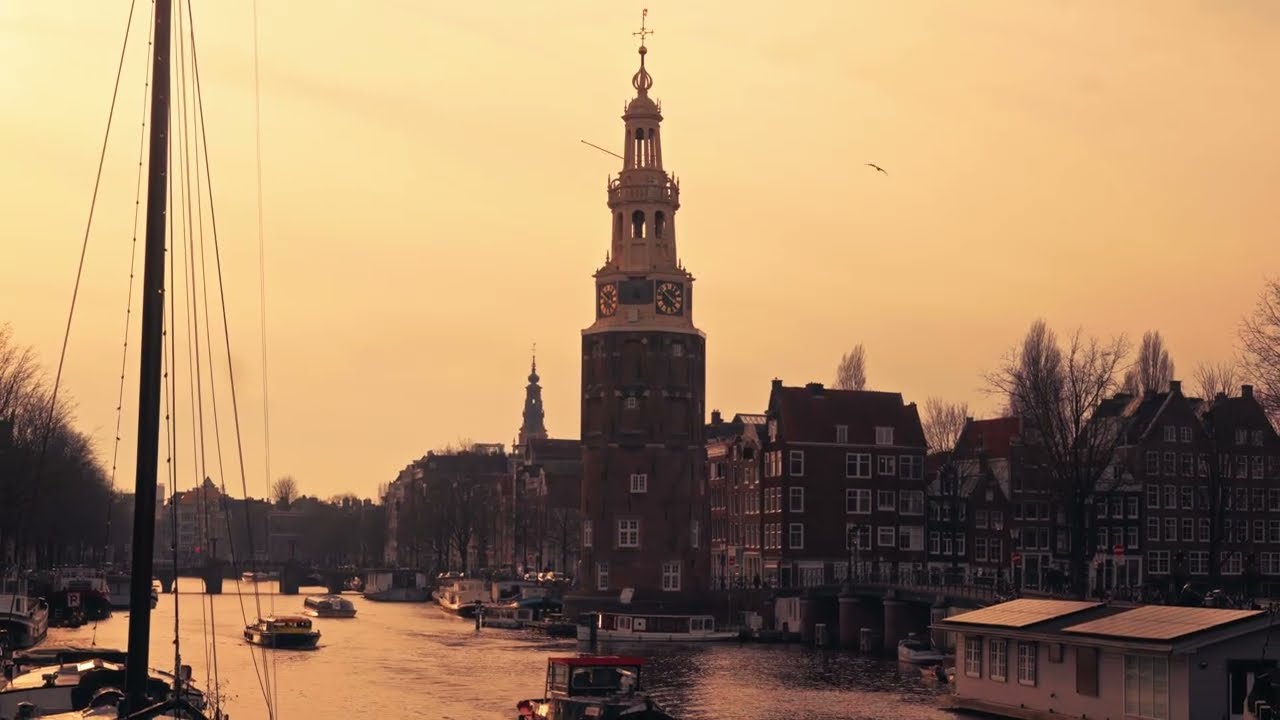 Cinematic Ode to the Montelbaanstoren Amsterdam. Shot on Sony A7R III