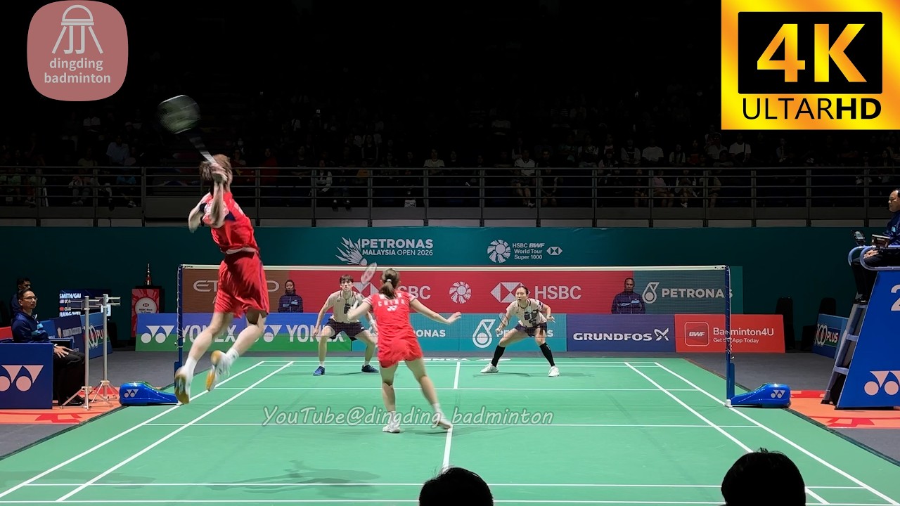 【4K 60FPS Nice Angle】JIANG Zhen Bang/WEI Ya Xin  vs Presley SMITH/Jennie GAI  | Malaysia Open 2026