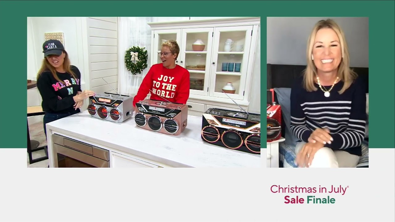 Studebaker Boombox with Bluetooth/CD/FM Radio and 15W Subwoofer on QVC