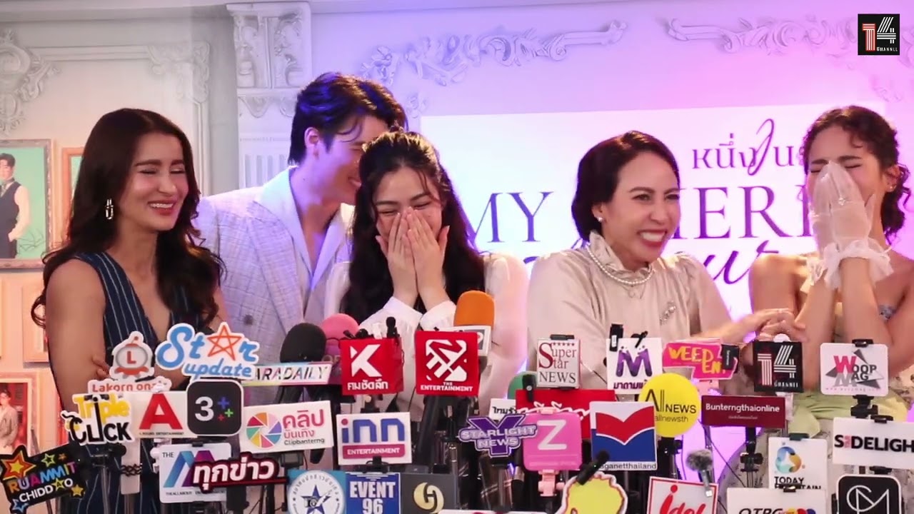 ทีมนักแสดง นำโดย ญาญ่า - ต่อ - มีน - หลิวหลิงคอง พร้อม  ผู้กำกับ ผู้จัด แถลงข่างละคร #หนึ่งในร้อย