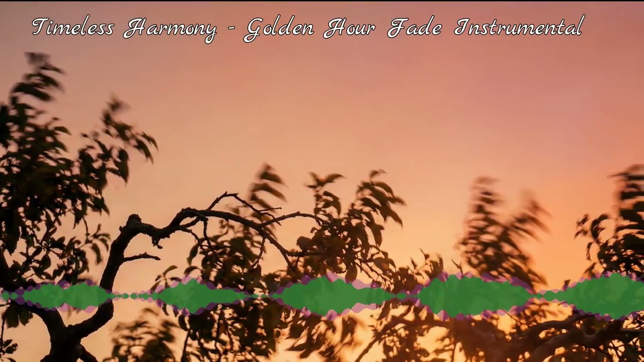 🎻 Orchestral Calm - Golden Hour Fade Instrumental - Timeless Harmony | Relaxing Music Visualizer ✨
