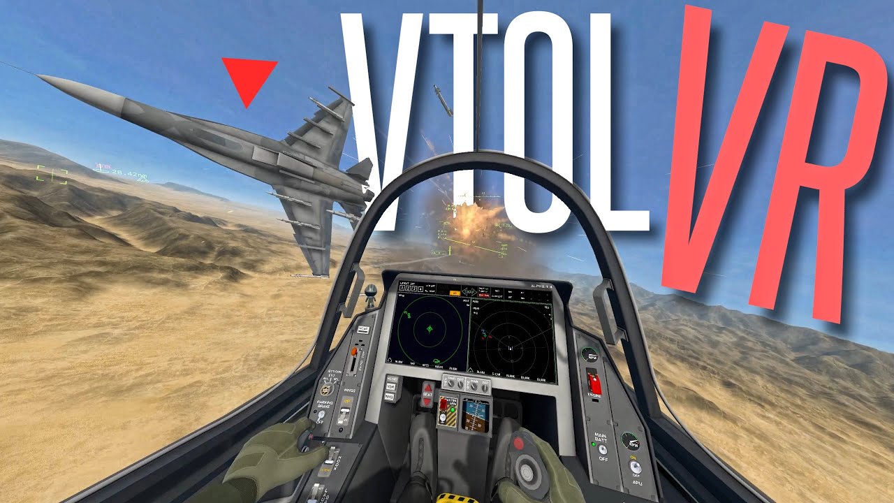 DANGEROUS AIR BATTLES IN RANDOM PUBLIC SERVERS! - VTOL VR Multiplayer Gameplay
