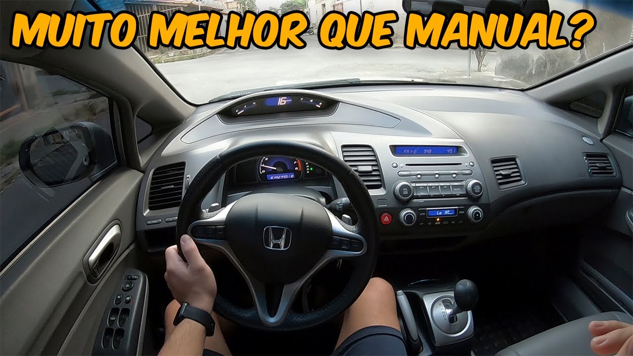 Peguei um New Civic LXL Automático pra testar!