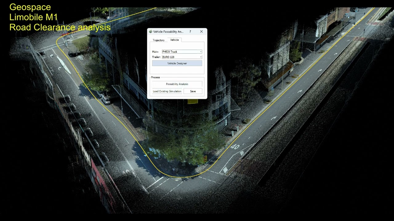 Geospace Limobile M1 Australia road clearance for truck