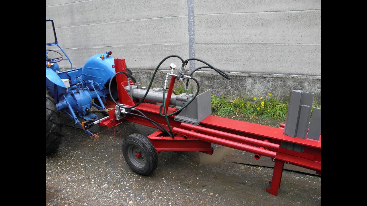 Homemade wood splitter