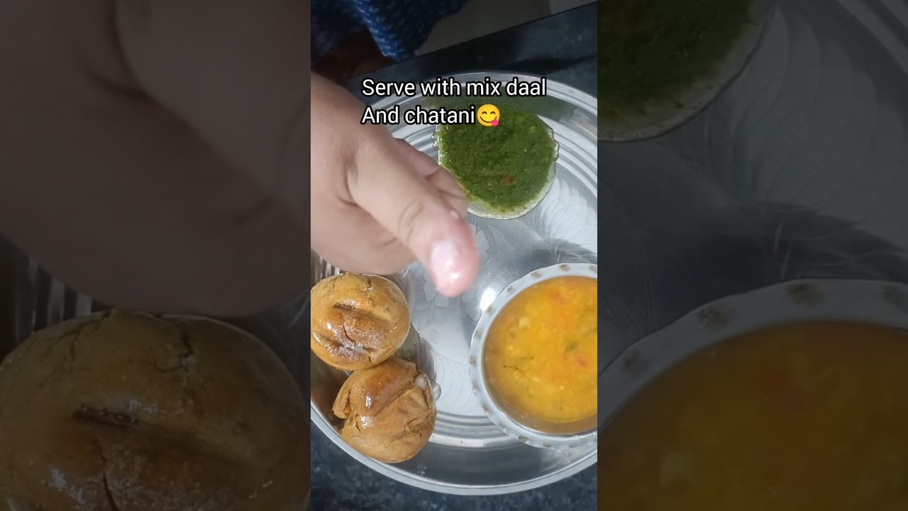 Dal Bati recipe in oven | How to make Dal bati | Dal bati in cooker | Dal bati bhavani recipe #viral