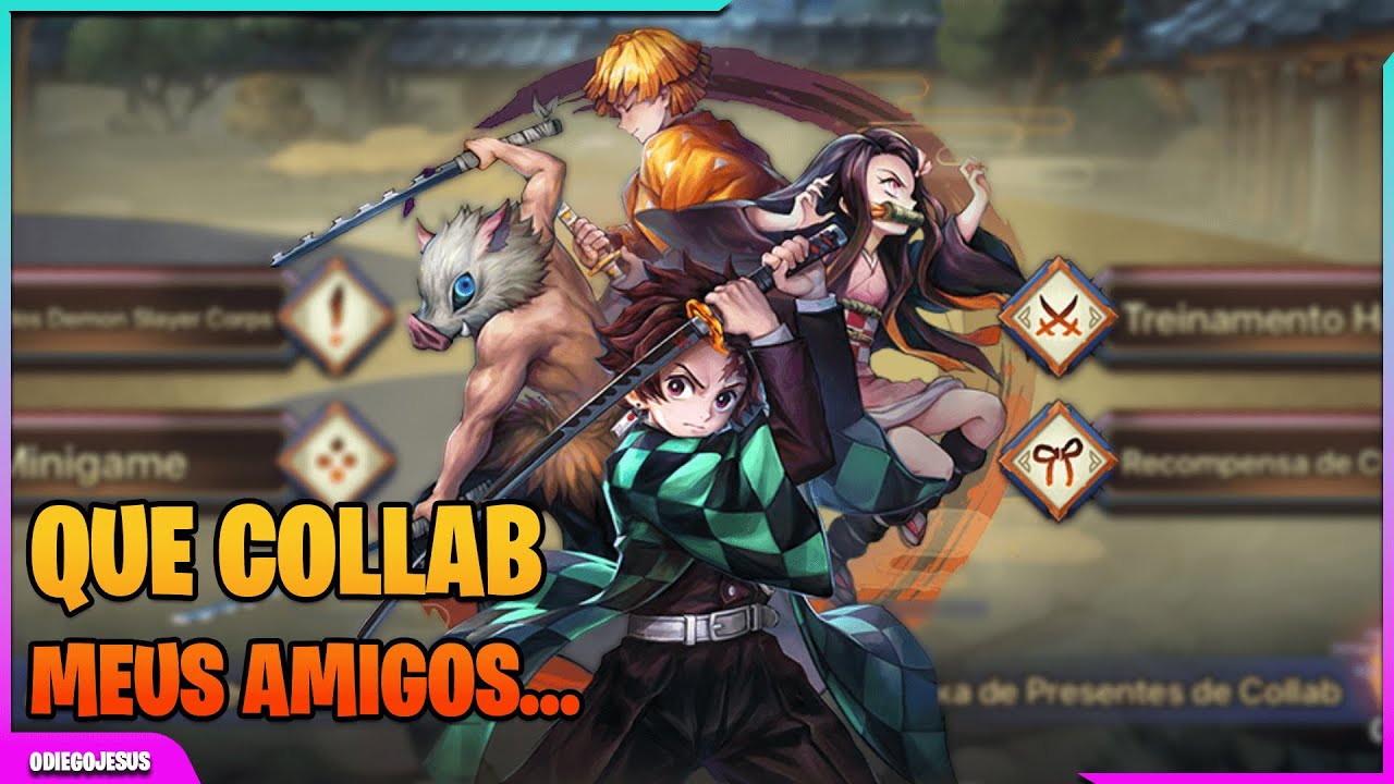 Collab Demon Slayer x Summoners War 2025 | Que coisa linda em dona Com2us