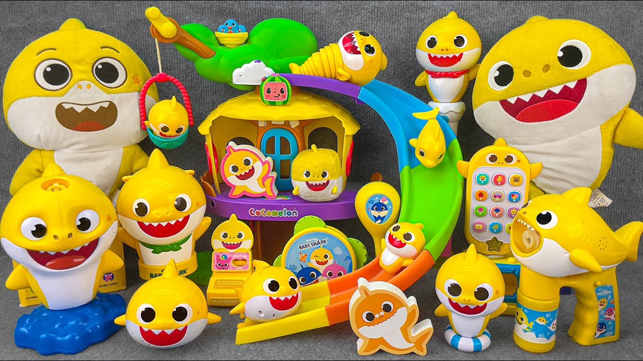 93 Minutes BABY SHARK Collection Unboxing - Satisfying Unboxing (ASMR)
