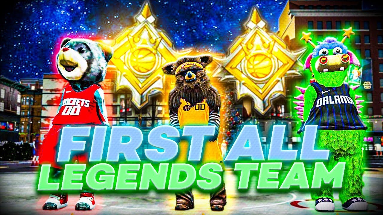 The First ALL LEGEND Team On NBA 2K20 - Three MASCOTS Try ULTIMATE ISO Challenge