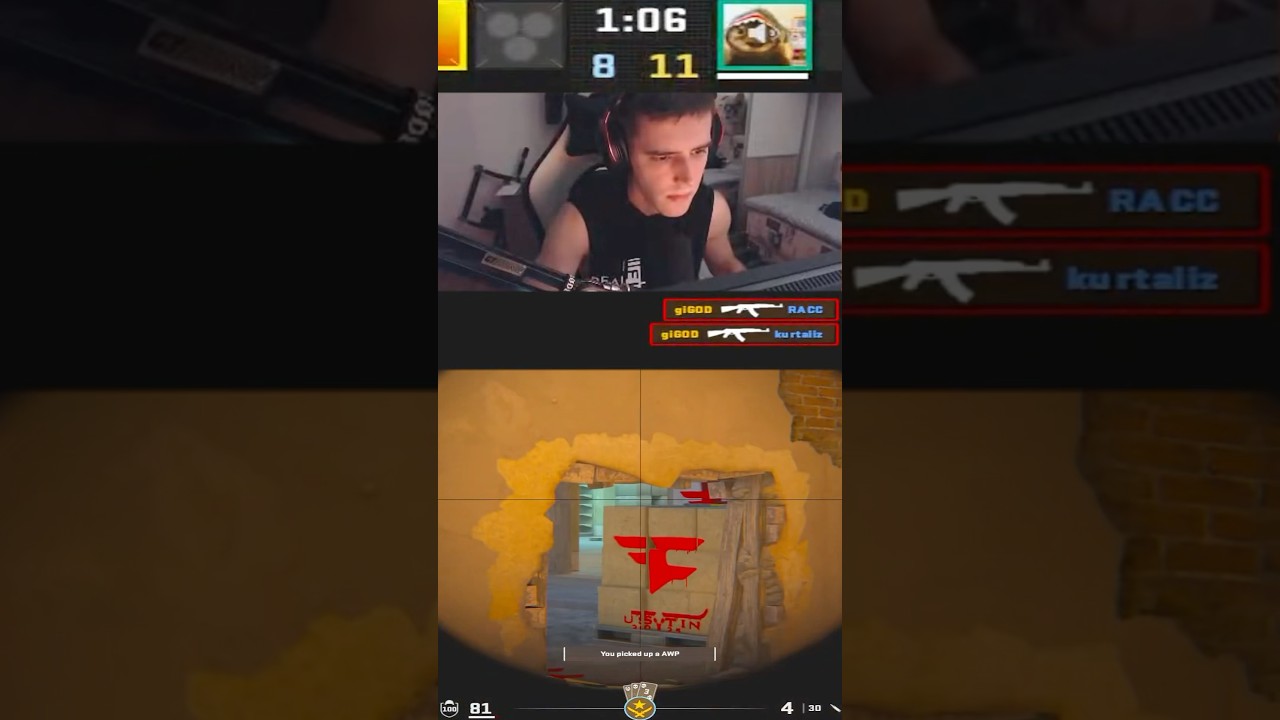 giGOD Pops Off for 4K on 3.5K ELO 😤🔫 #counterstrike2 #cs2 #csgo