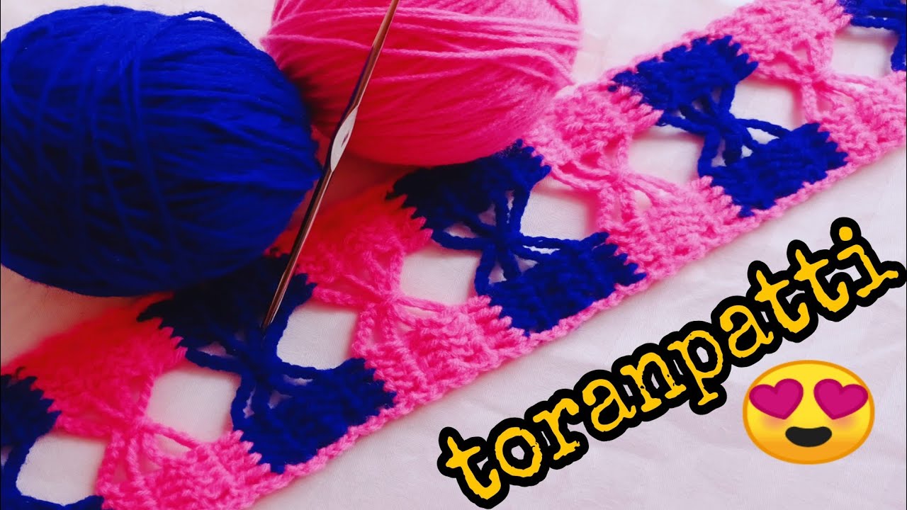 toran Patti #toran blue and pink toranpatti tutorial for beginners #toranpatti toran Patti #design