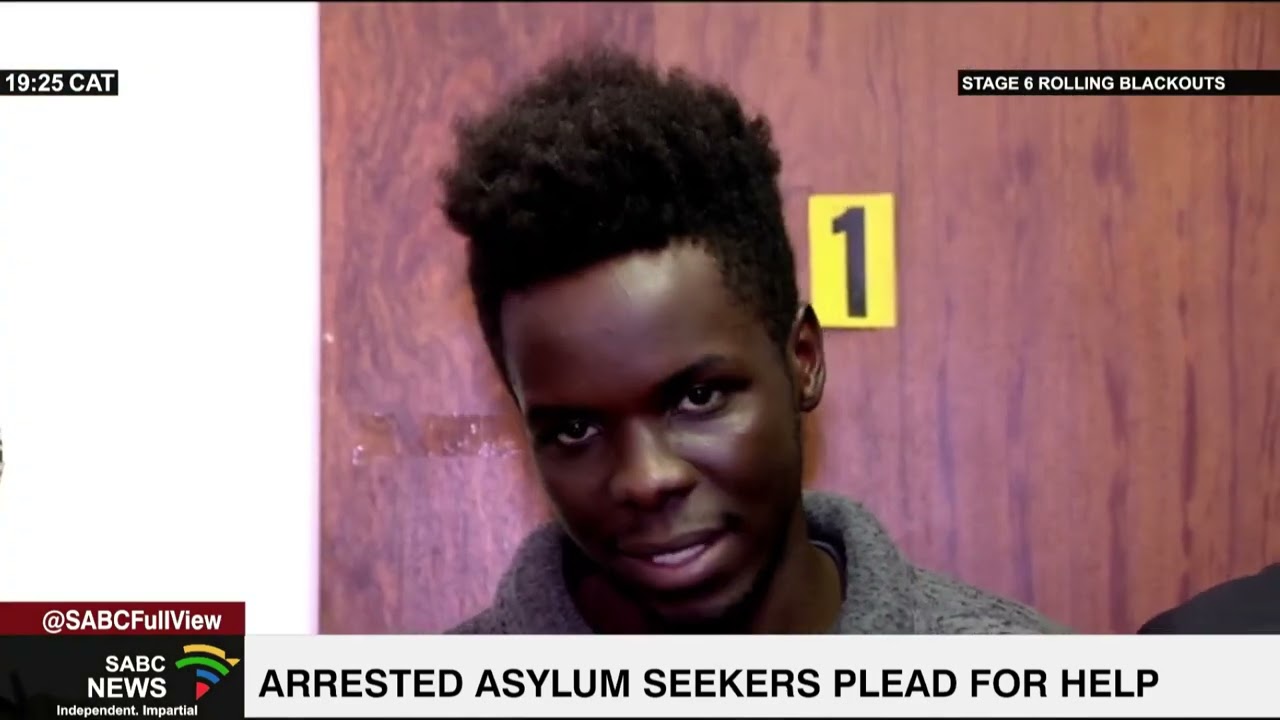 Arrested asylum seekers plead for help