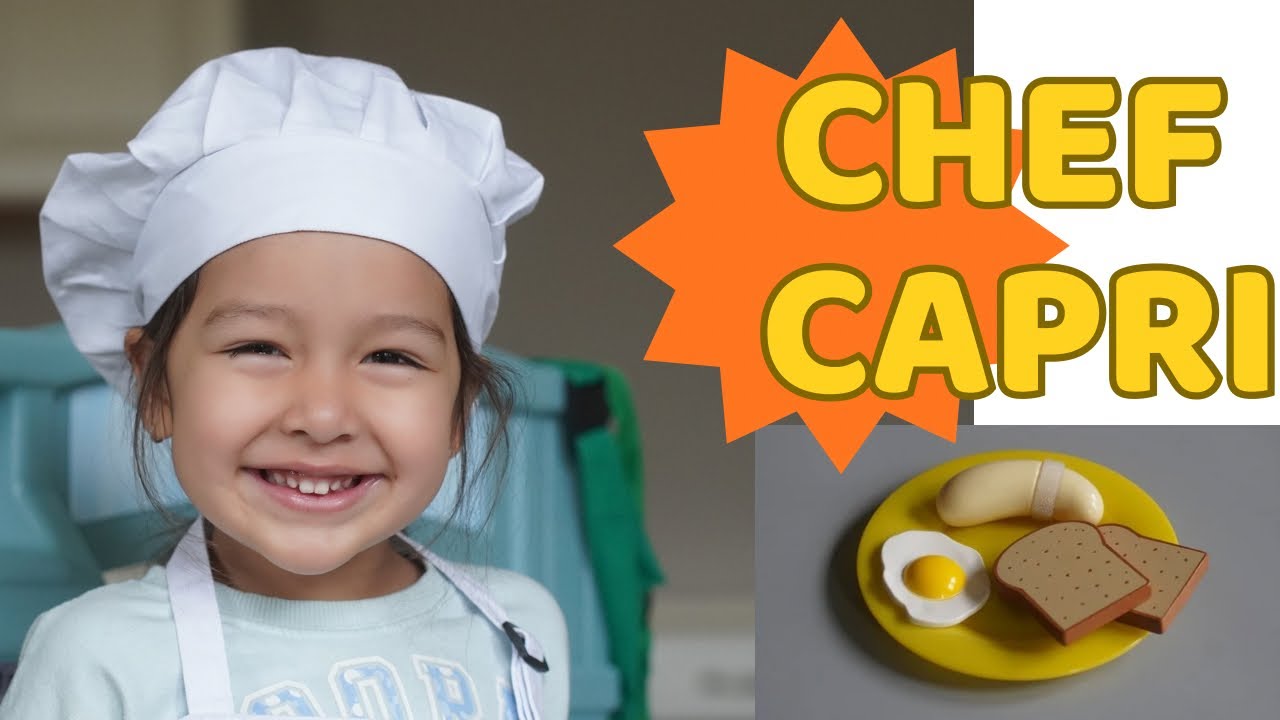 Toddler Chef Makes Breakfast! 🍳 | Play with Capri 
