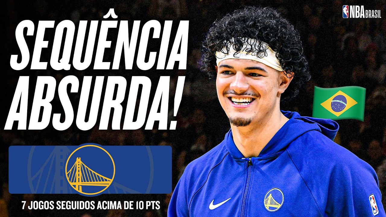 A SEQUÊNCIA ESPETACULAR DE GUI SANTOS NOS WARRIORS 🇧🇷 - Melhores Momentos