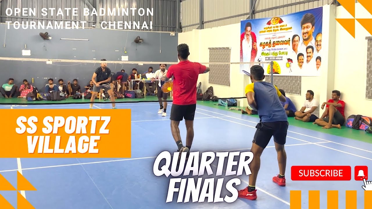 KALAIARASAN/LOKESH vs CHOTTU/SAM || QuarterFinals - Men Doubles || SS SPORTZ VILLAGE - Chennai 2024