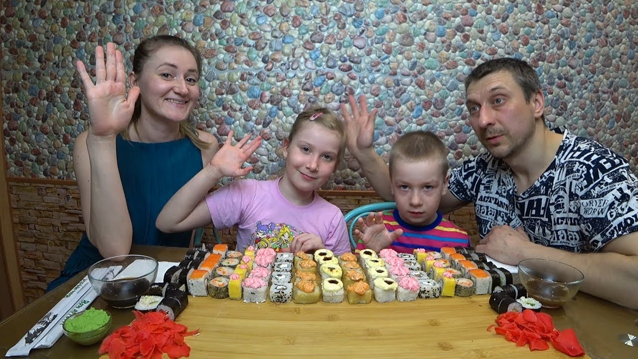 МУКБАНГ РОЛЛЫ НА 8 МАРТА | MUKBANG ROLLS FOR MARCH 8 #mukbang #мукбанг