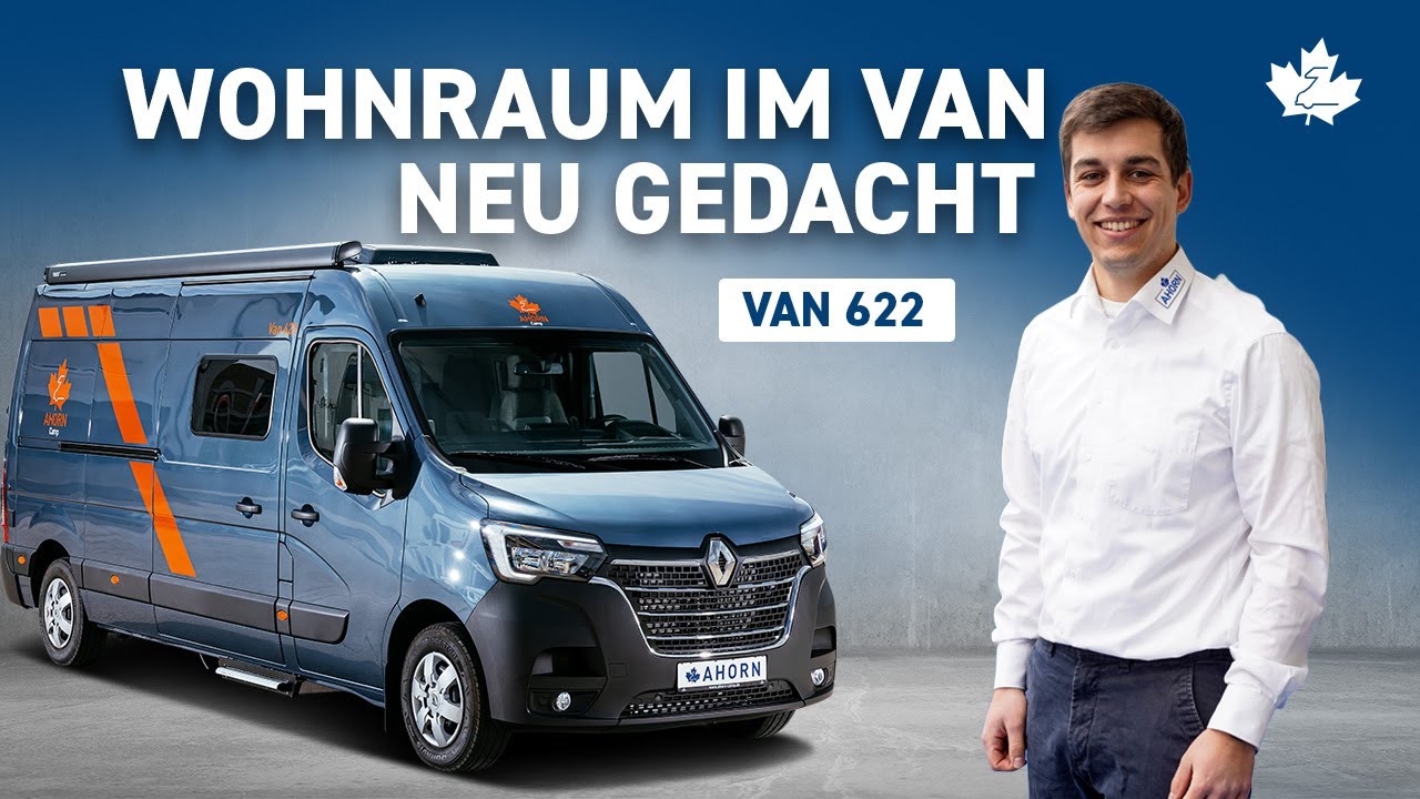 Wohnraum neu gedacht - der Ahorn Camp Van 622 mit riesigem Bad!
