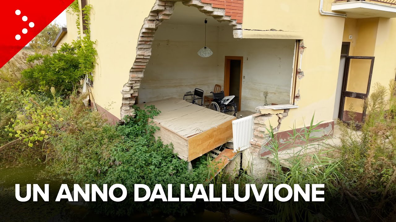 Un anno dopo l'alluvione a Traversara. Paese ancora tra le macerie: 