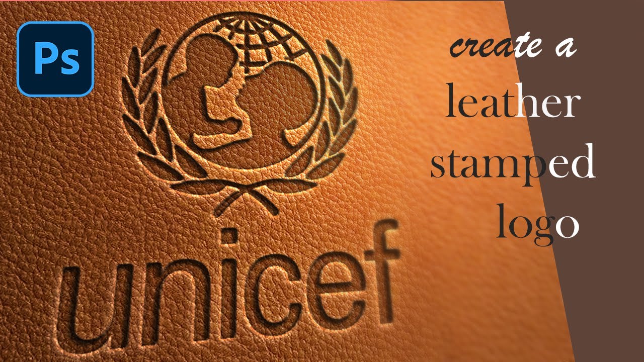 How To Create The Stamped Leather Effect In Adobe Photoshop Easily