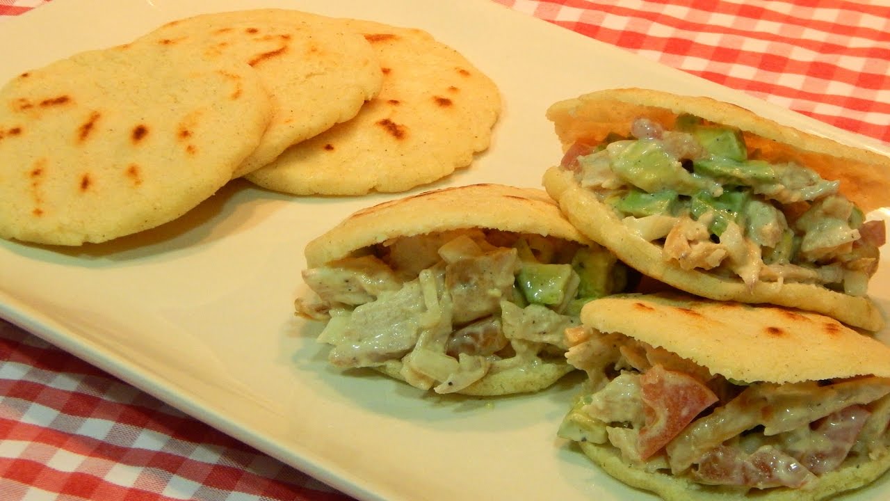 Receta fácil de arepas rellenas