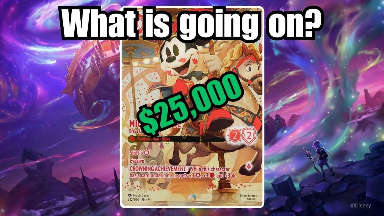 $25K MICKEY?! Lorcana Prices Are Getting OUT OF CONTROL