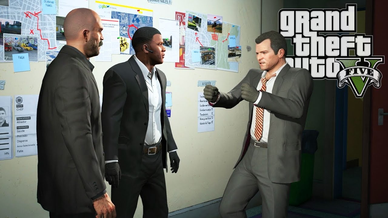 GTA V - O GRANDE GOLPE!!! GTA 5 em Português PT-BR #31