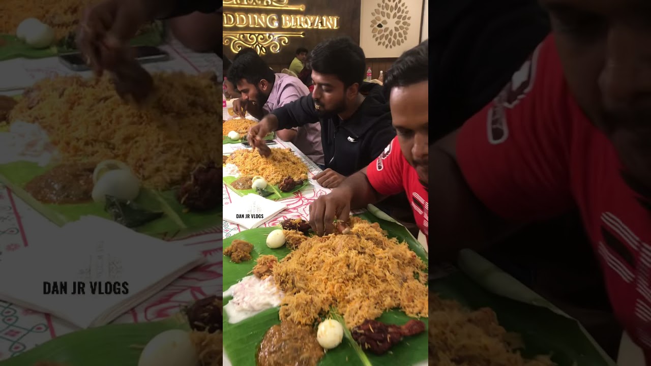 The Wedding Biriyani Challenge | meet up | DAN JR KNOCKOUTSQUAD #shorts #biriyani #subscribers