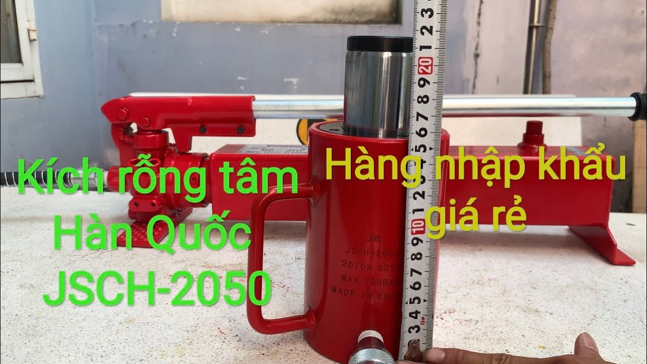 KÍCH THỦY LỰC RỖNG TÂM GIÁ RẺ JINSAN JSCH-2050 I MADE IN KOREA