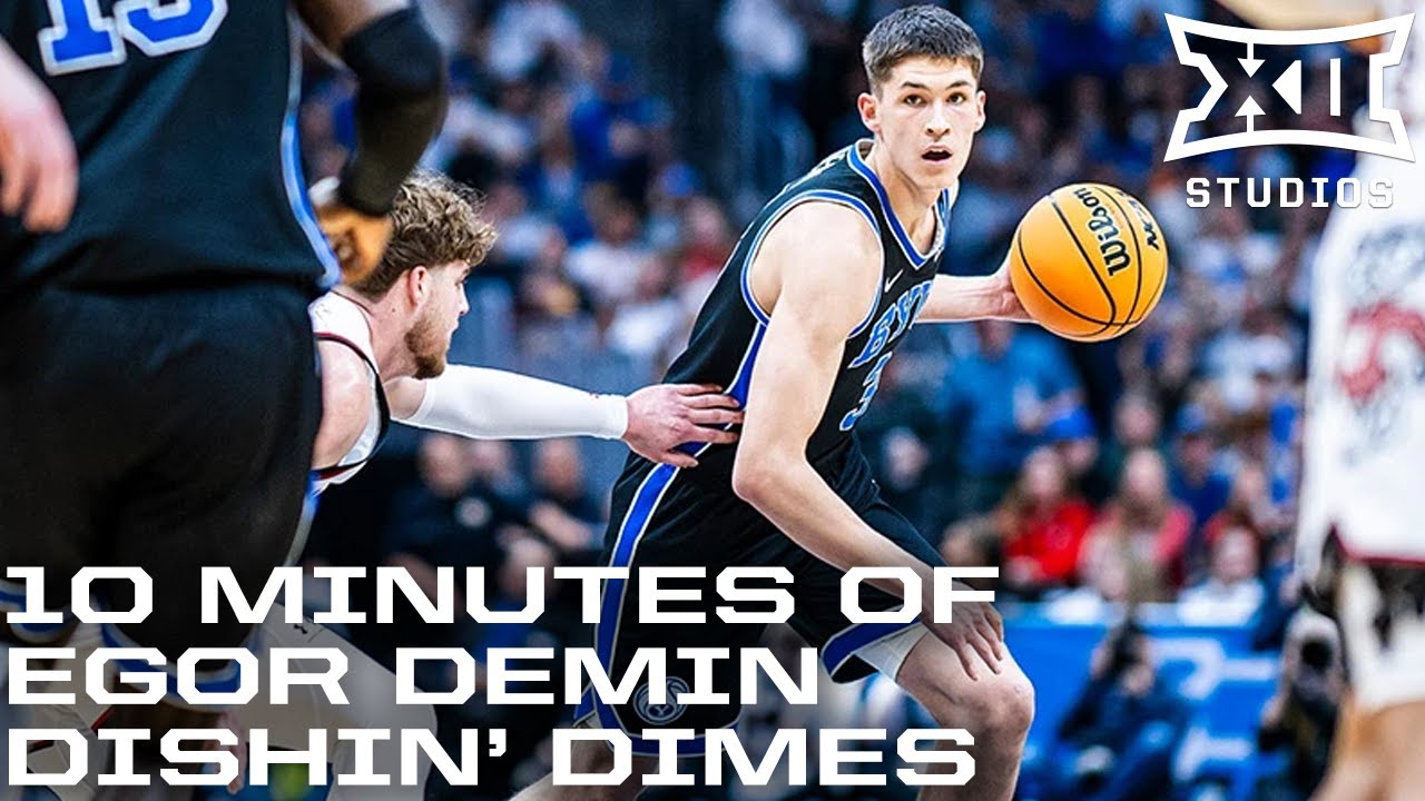 10 Minutes of Egor Demin Jaw Dropping Assists | 2024-25 Big 12 Men's Basketball