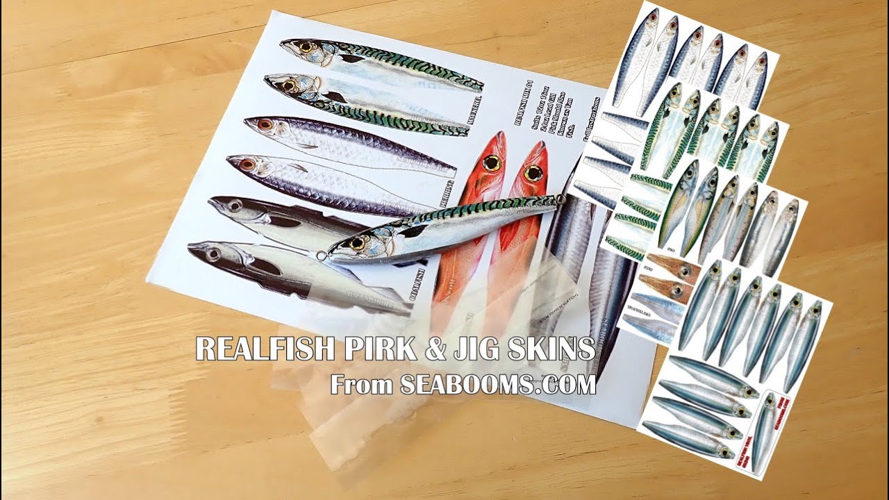 Lure making easy fit Real Fish skins for pirks and jigs how to create professional results