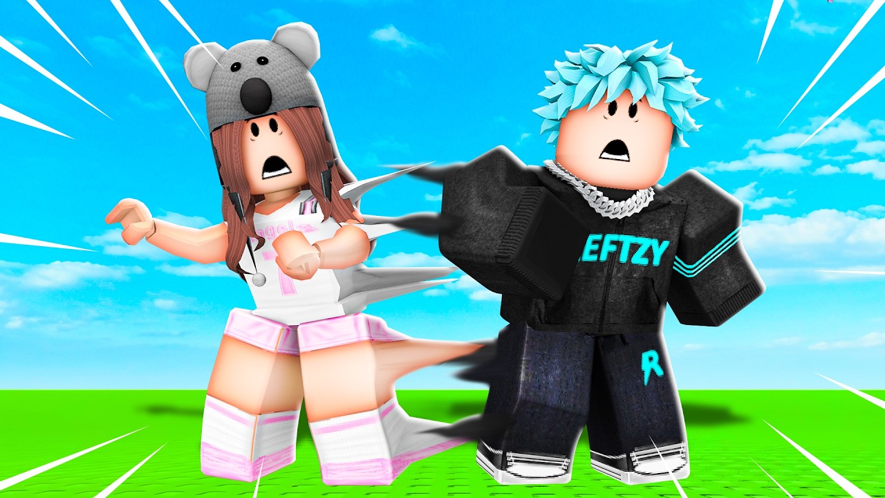 WE'RE STUCK TOGETHER In ROBLOX!!