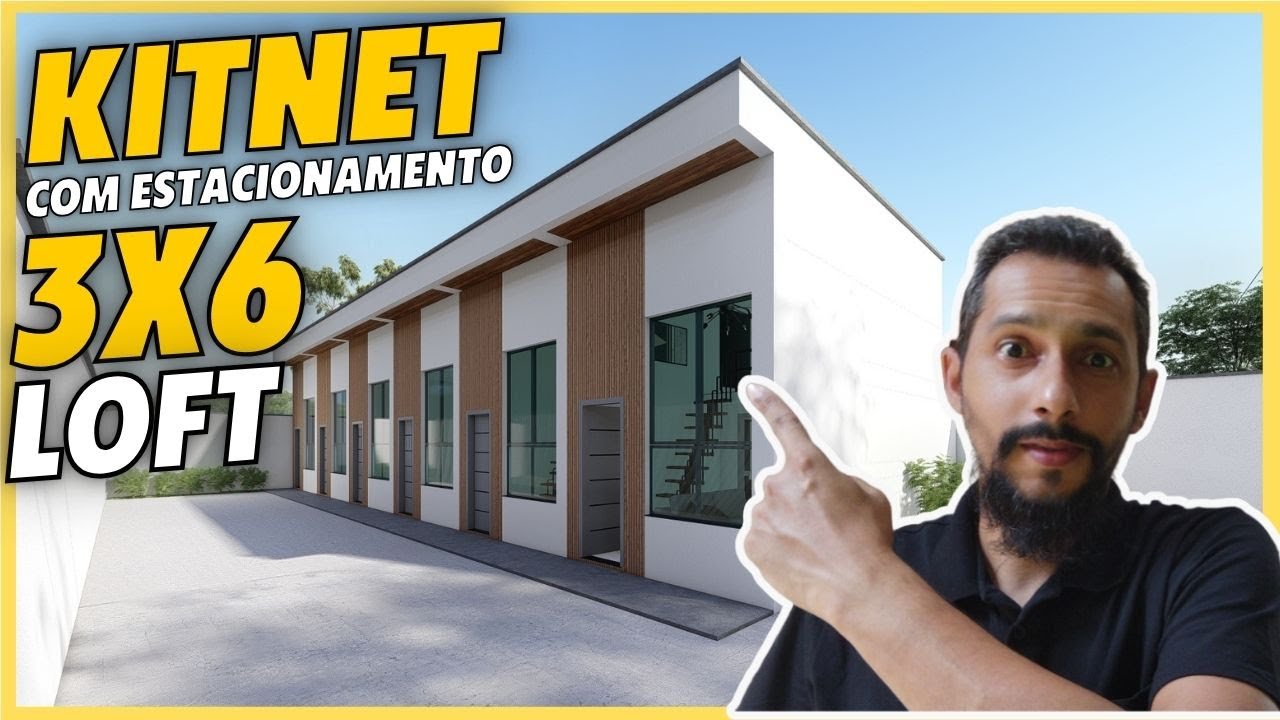 LOFT 3X6 |  kitnet 3x6  |kitnet 18m² com mezanino|