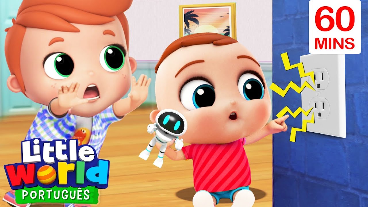 Cuidado, Olha o Perigo, Joãozinho! 😬 | O Mundo de Nina e Nico - Little World Português
