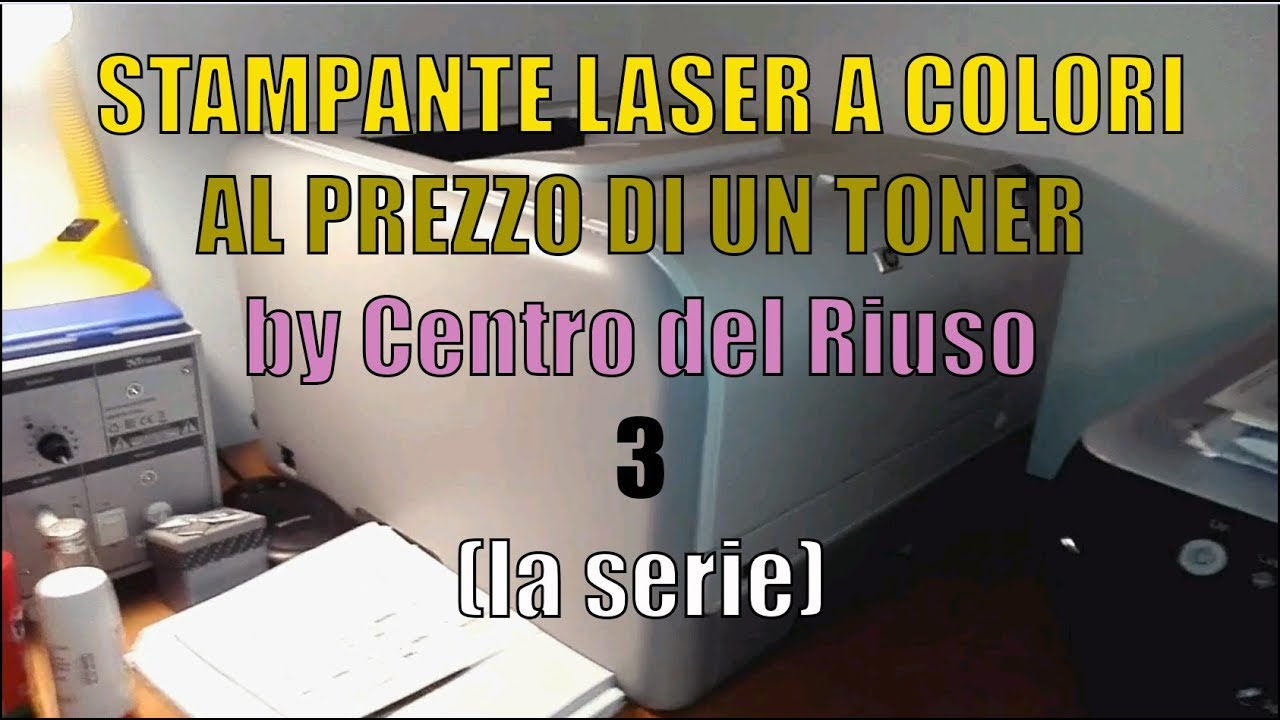 Stampante Laser a Colori HP CP 1215 - 3 -  by Centro del Riuso (la serie)