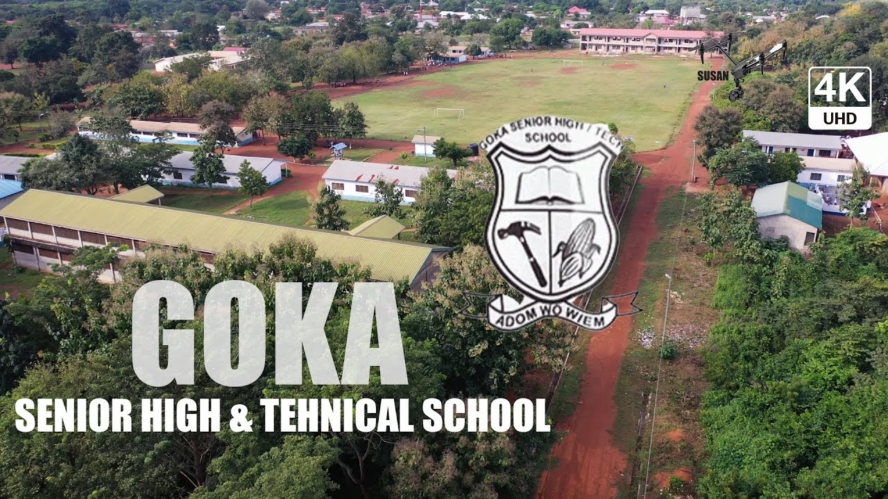 Goka Senior High and Technical School Aerial View 4K