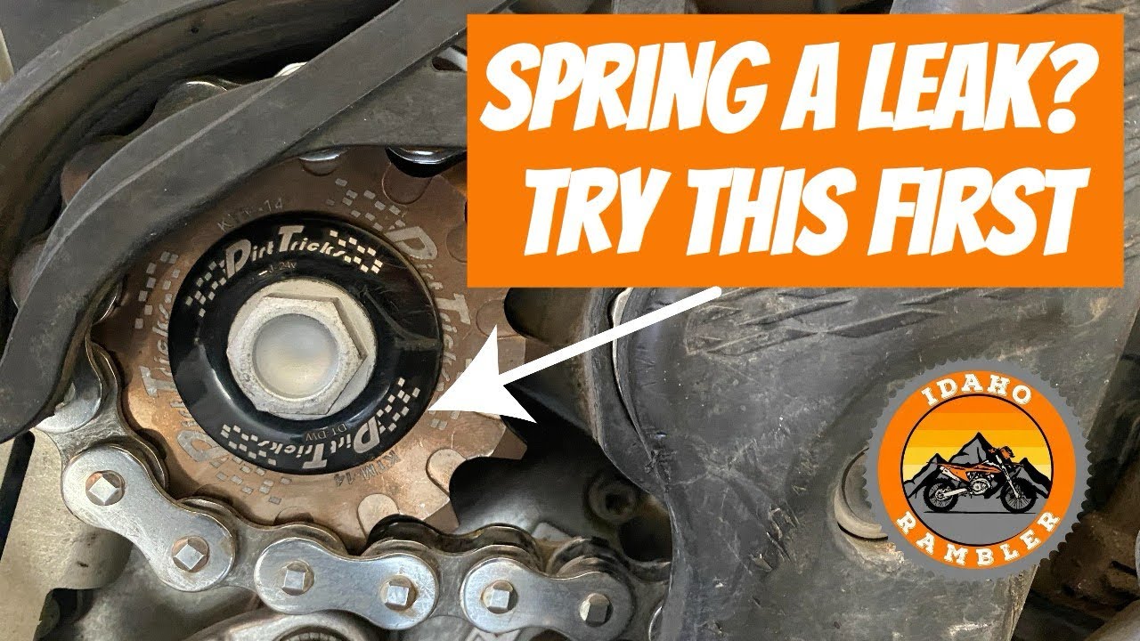 Spring a Leak? Try This First : Dirt Tricks Countershaft Dome Washer