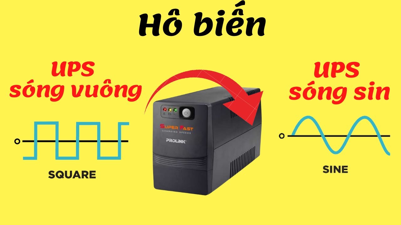 Hô biến ups SÓNG VUÔNG thành SÓNG SIN để sử dụng được tất cả thiết bị chỉ với cái này