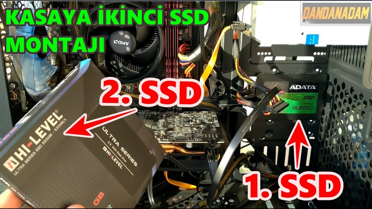 İKİNCİ SSD MONTAJI NASIL YAPILIR ? KASAYA MONTAJ