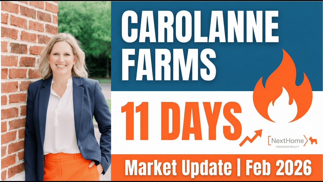 Carolanne Farms Virginia Beach Market Update | Homes Selling in 11 Days! | Kempsville Real Estate