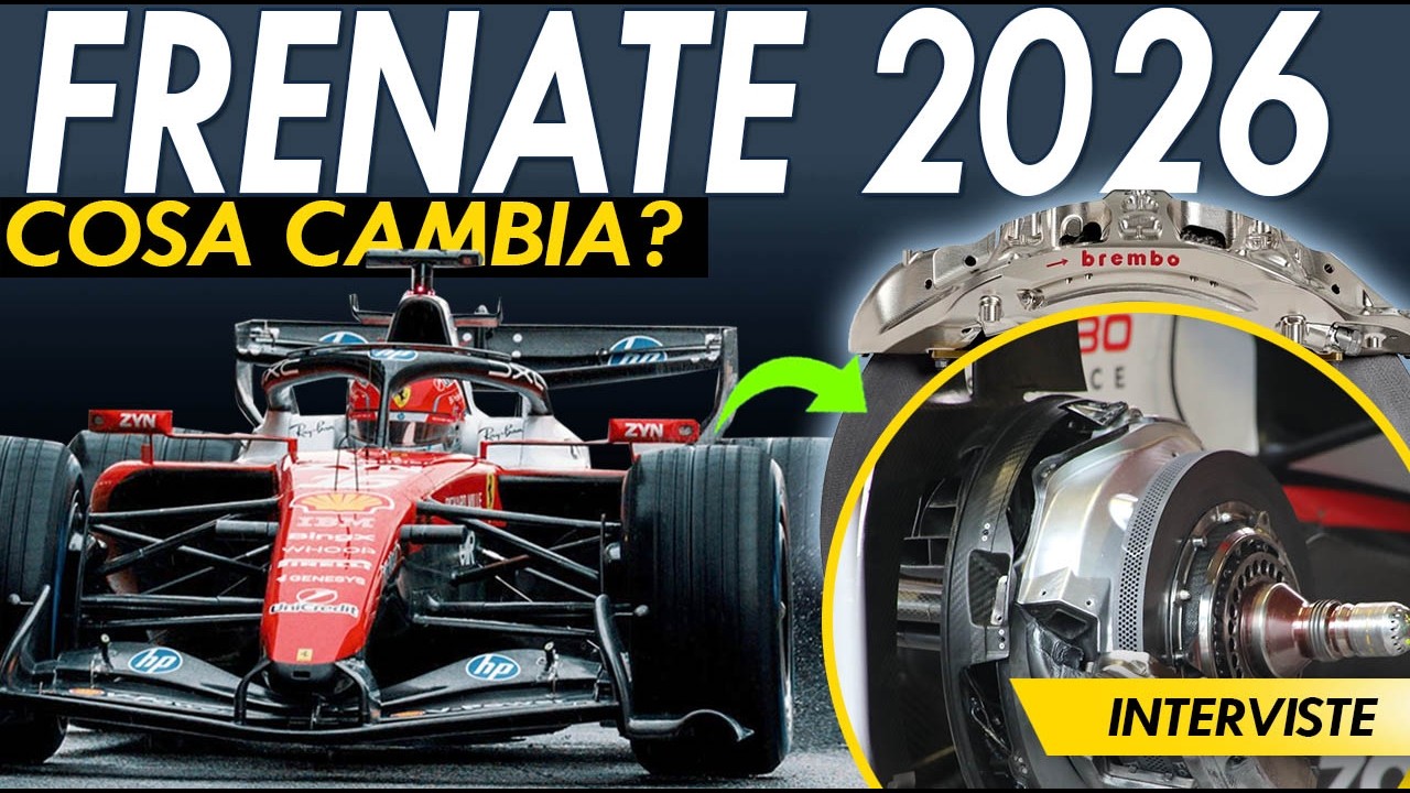 🔴 F1 2026: L'Impatto dei Nuovi Regolamenti sui Freni in Formula 1 🔥con L'ing. Andrea Algeri (Brembo)