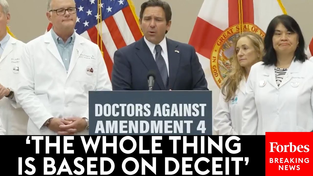 BREAKING NEWS: Several Doctors Join DeSantis To Oppose Major Florida Abortion Referendum