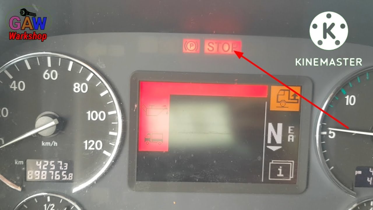 MERCEDES Benz Actors Problem of STOP Light Warning Oil pressure Sensor wiring Hindi urdu