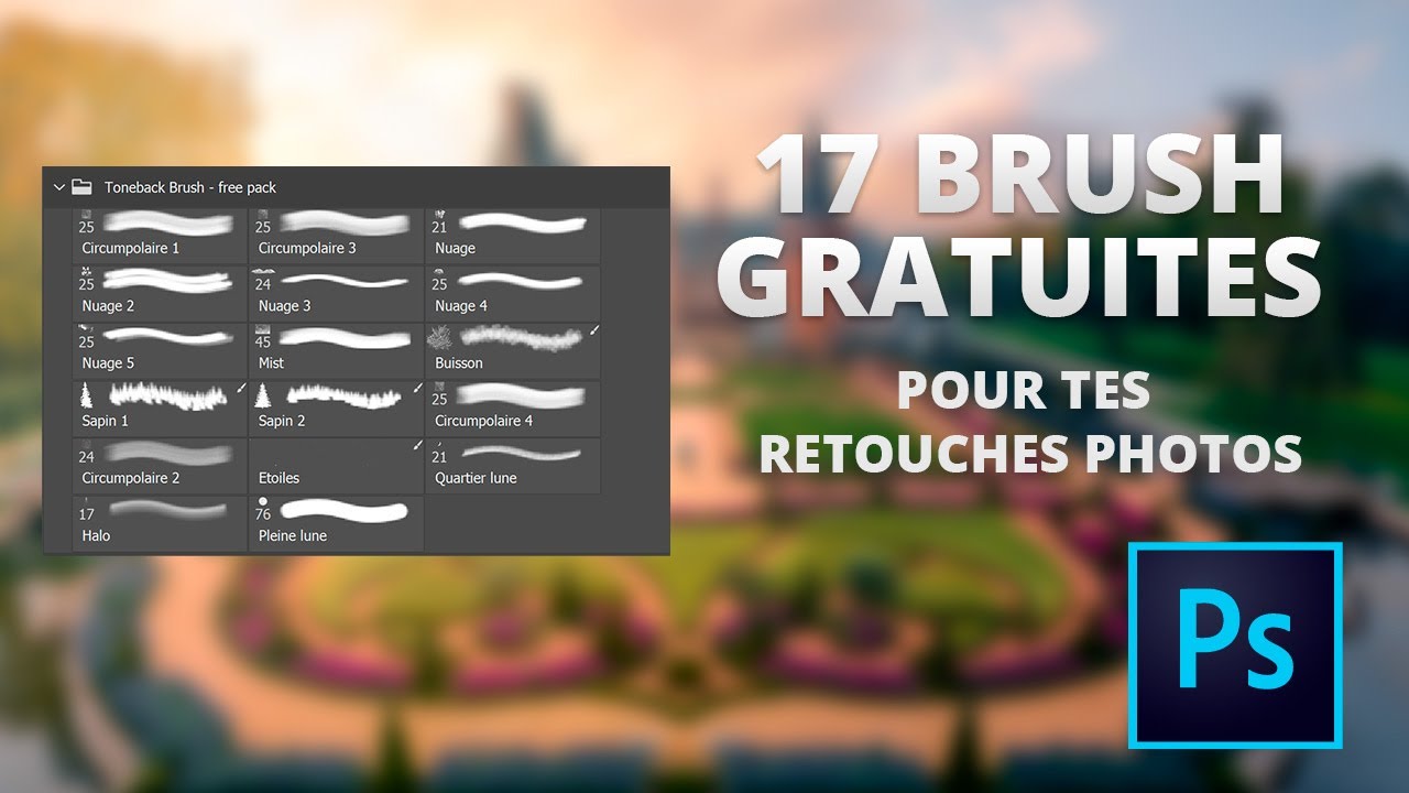 Comment RETOUCHER tes photos avec PHOTOSHOP et des BRUSH GRATUITES [TUTO]