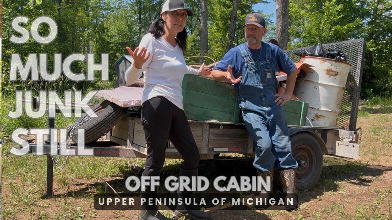 UNCOVERED MORE JUNK! Property in the Upper Peninsula of Michigan #cabinbuild