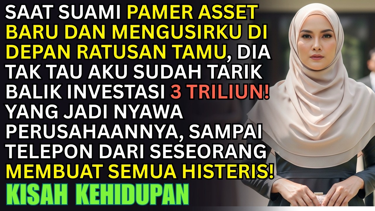 KUTARIK DANA INVES 3 TRILIUN! SAAT SUAMI PAMER ASET BARU UNTUK MENGUSIRKU – SEMUA TAMU KAGET SAAT...