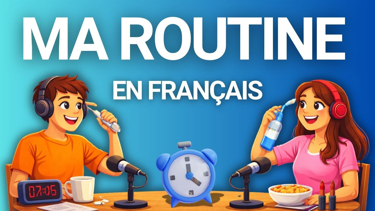 Parler de sa routine en français facilement | Podcast Podcast pour apprendre le français
