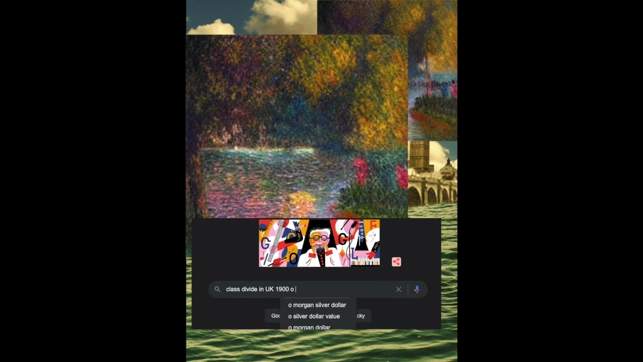Lost art recreation - Charing Cross Bridge (Monet)