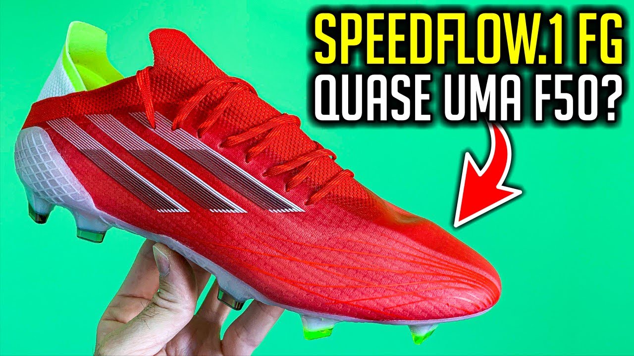 1ª ANÁLISE do BRASIL! ⚡ - Recebi a chuteira campo Adidas X Speedflow.1 FG Meteorite Pack