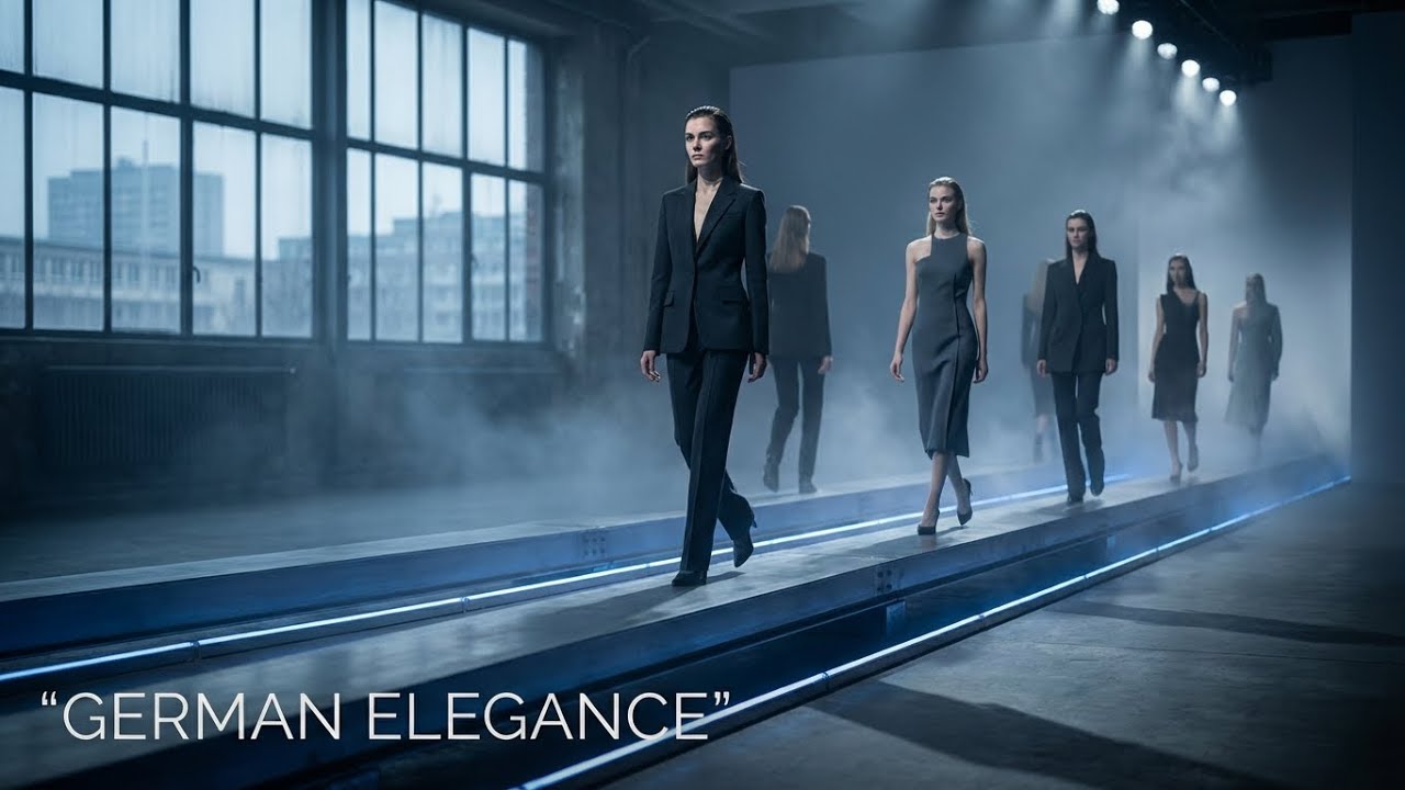 Berlin Edge Runway 🔥 | Stunning German Models & Modern Luxury Fashion