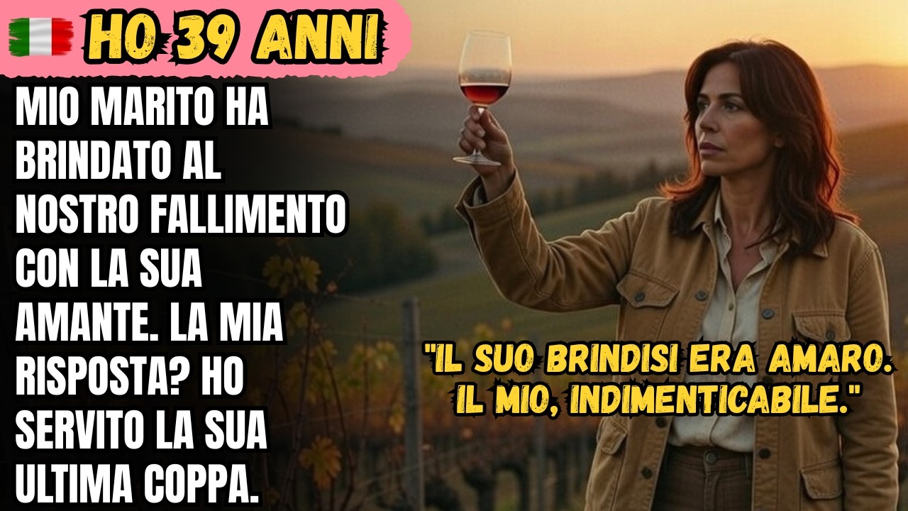 MIO MARITO HA BRINDATO AL NOSTRO FALLIMENTO CON LA SUA AMANTE. LA MIA RISPOSTA? HO SERVITO LA SUA...